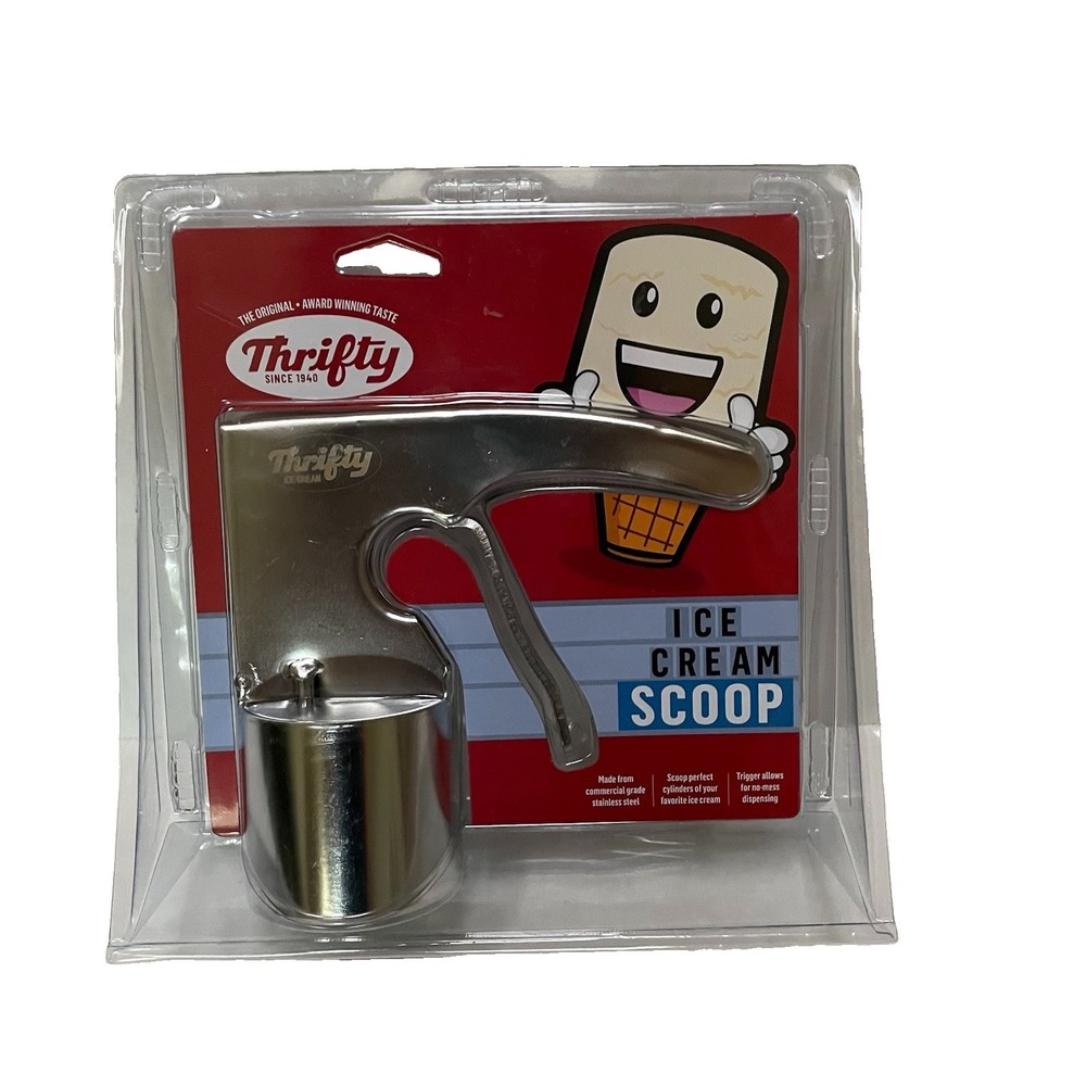 Thrifty Old Time Ice Cream Scoop Scooper Stainless Steel Rite-Aid Limited Retro